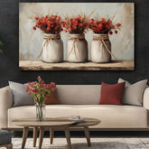 Obraz rustikálna krása v porceláne | 100% originál domaľovaný akrylom